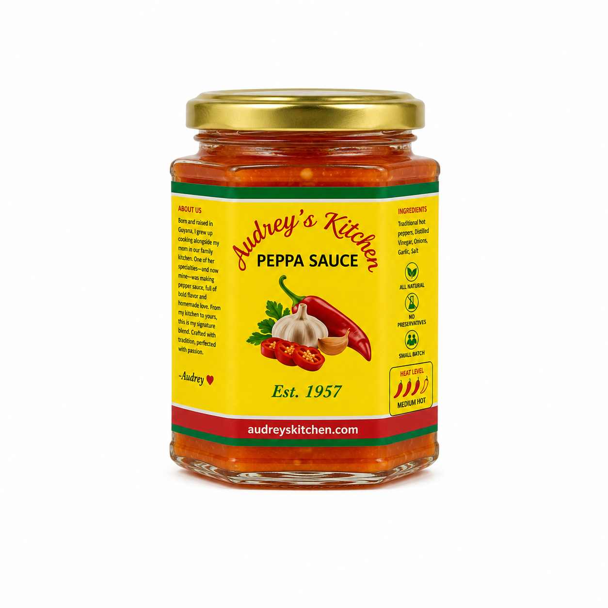 Audrey’s Kitchen Peppa Sauce (4oz)