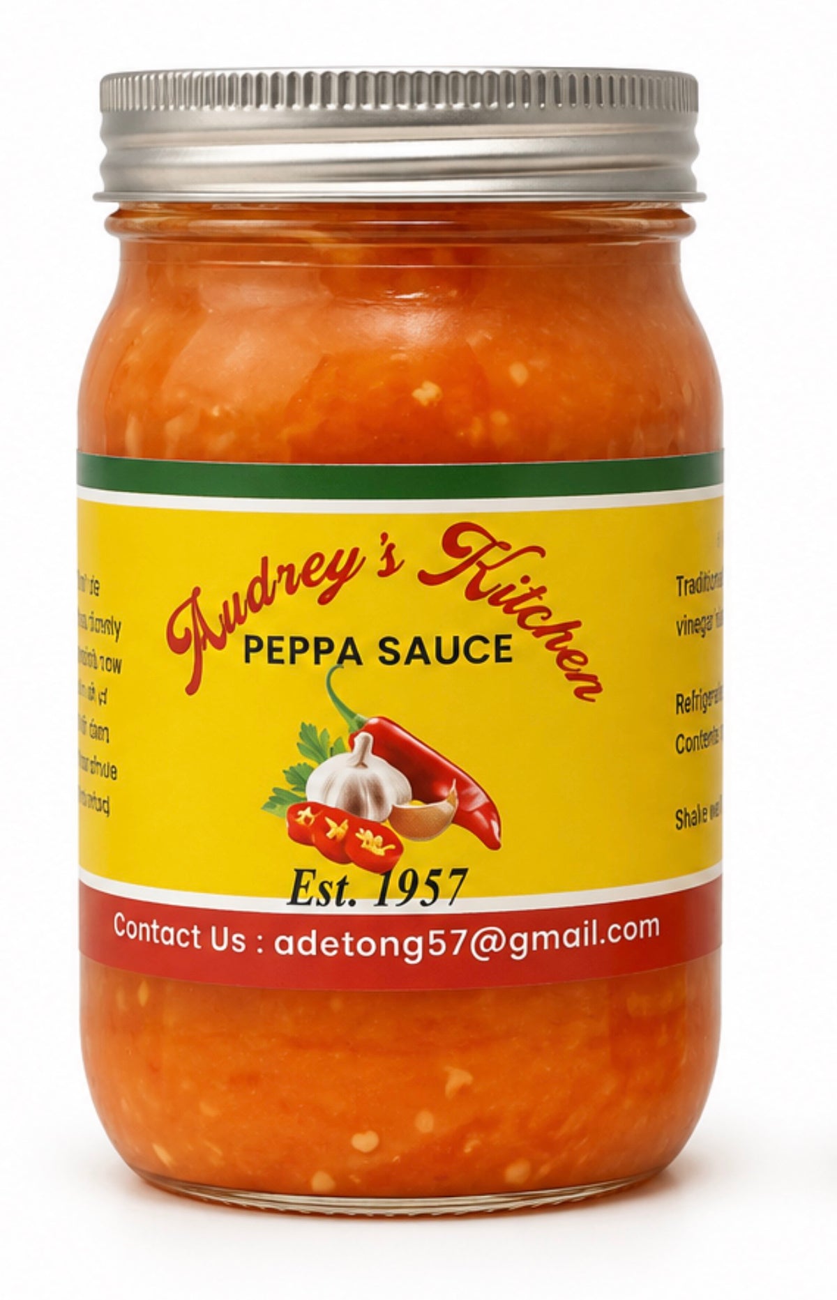 Audrey’s Kitchen Peppa Sauce (12oz)